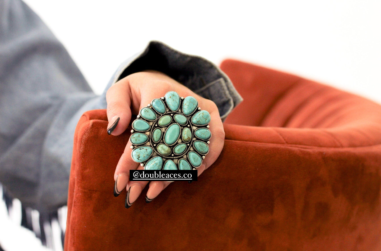 Turquoise Never Broke My Heart - Jumbo Ring
