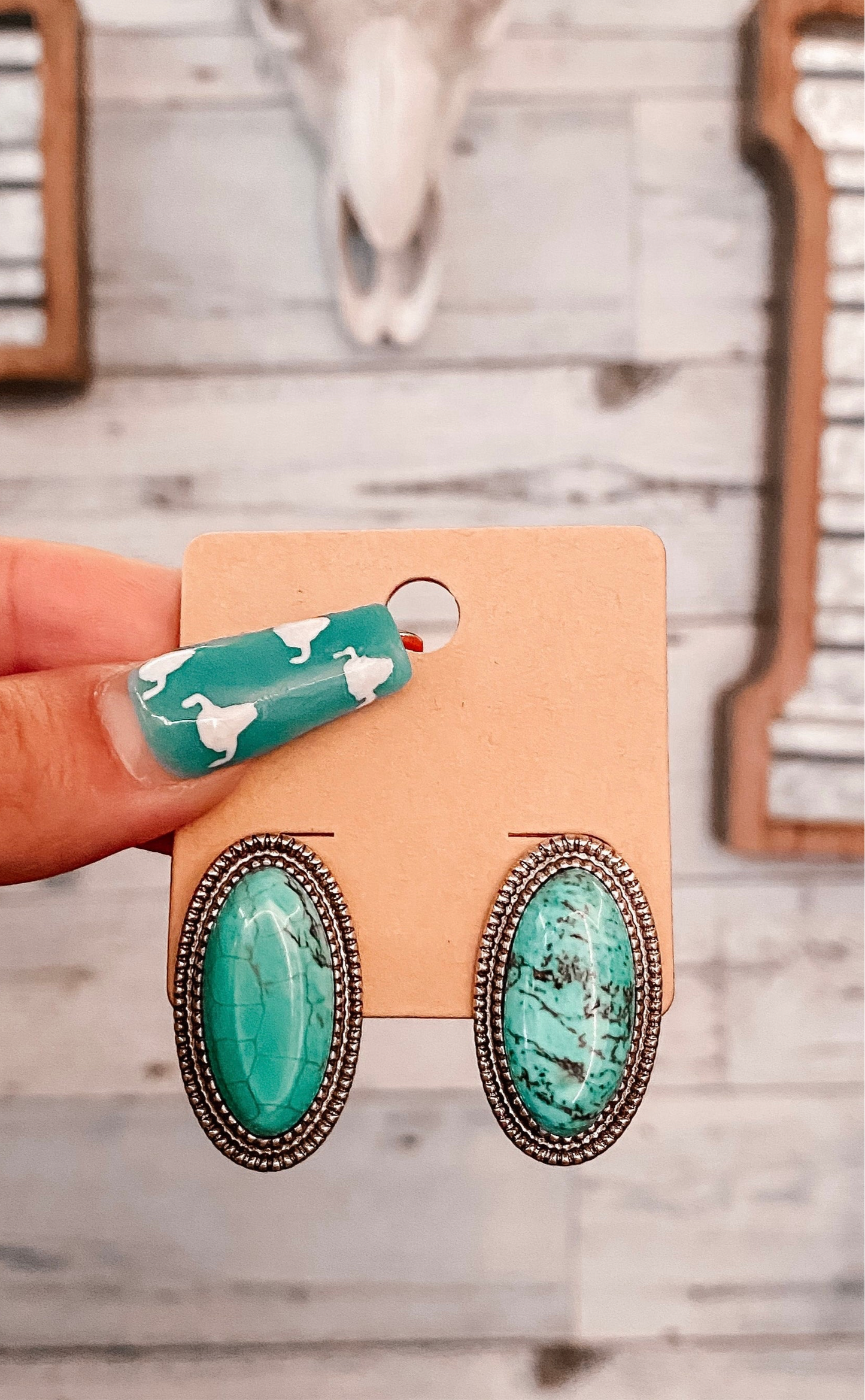 Lady May Turquoise Studs