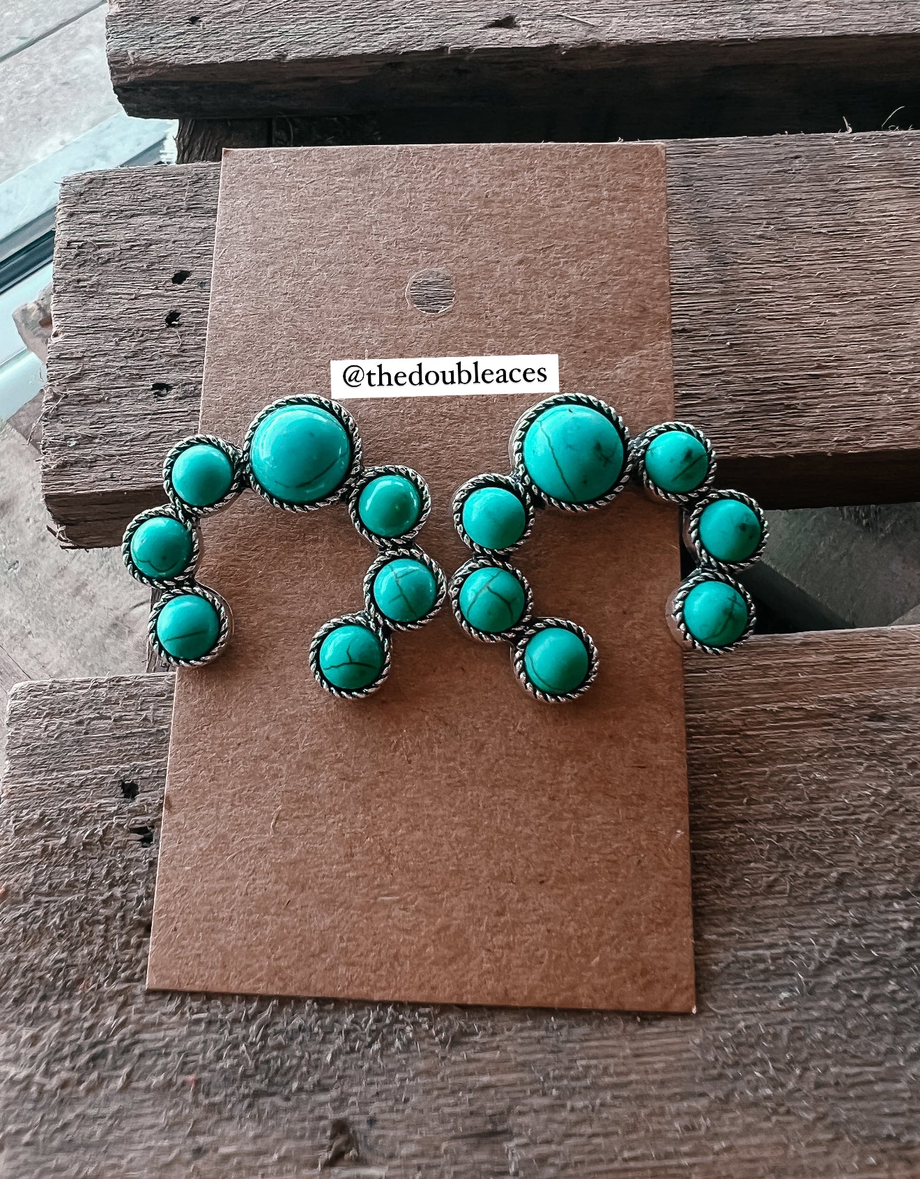 Texas Turquoise Squash Studs