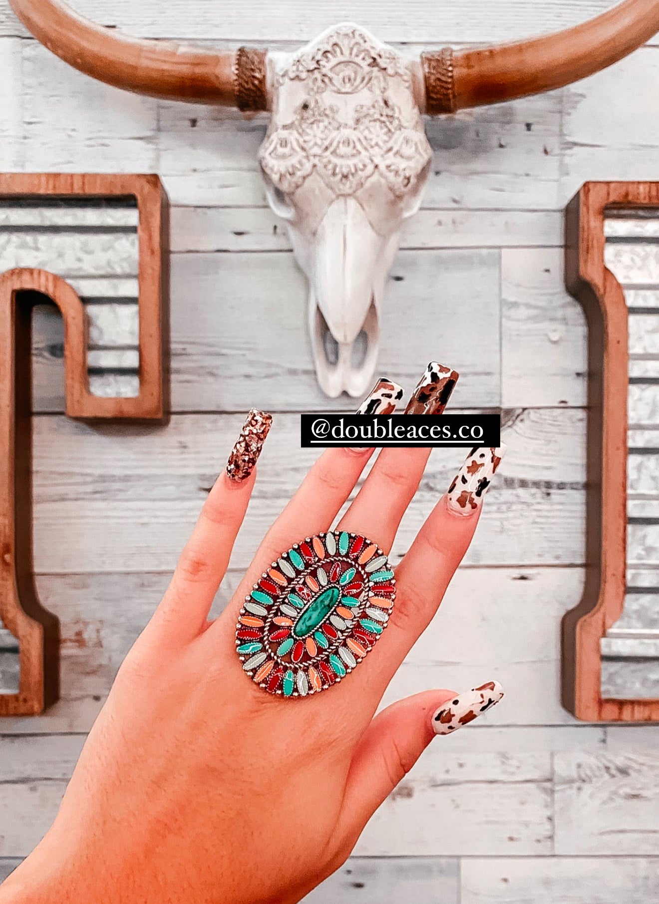 Classic Concho Ring - Multicolor