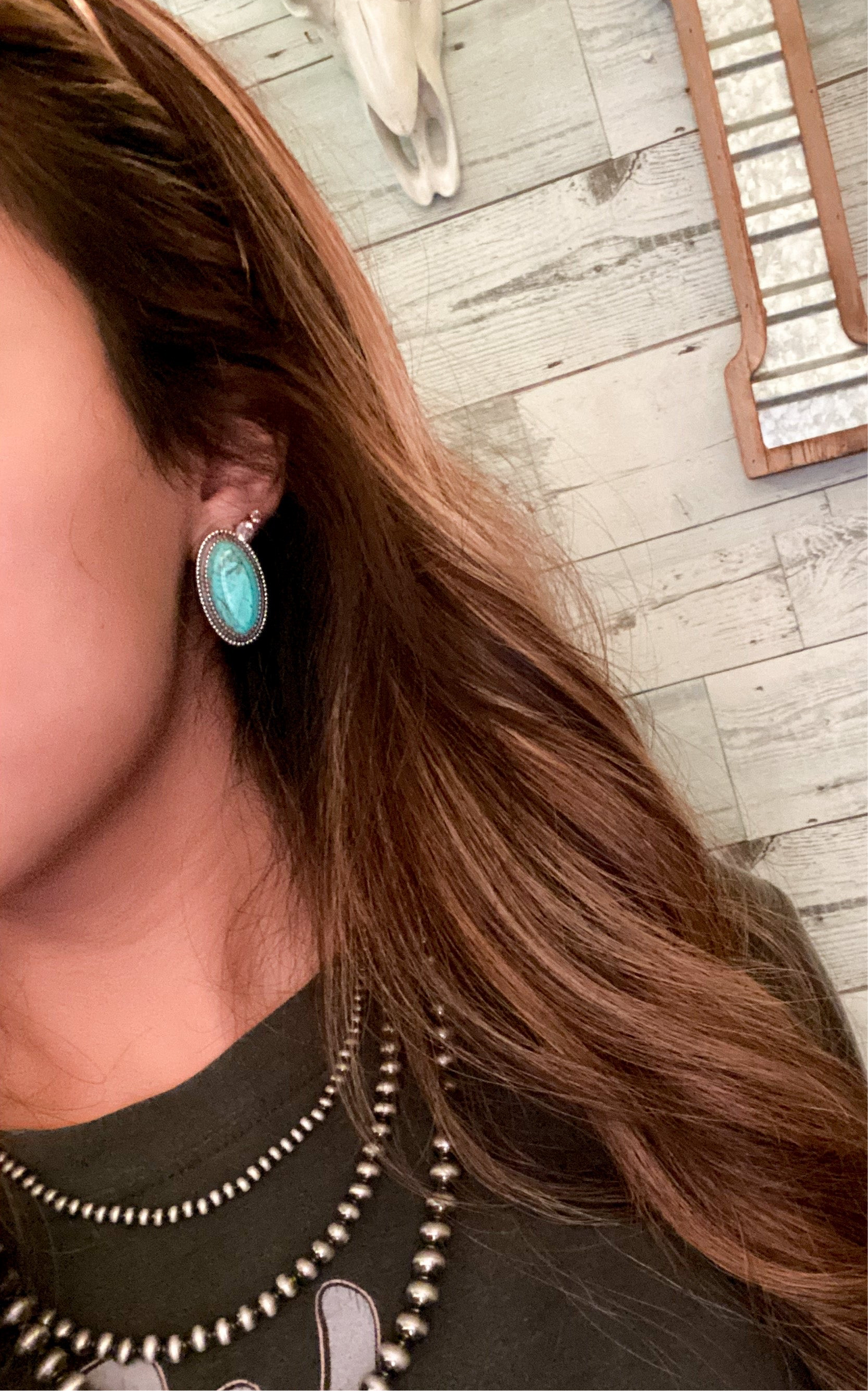 Lady May Turquoise Studs