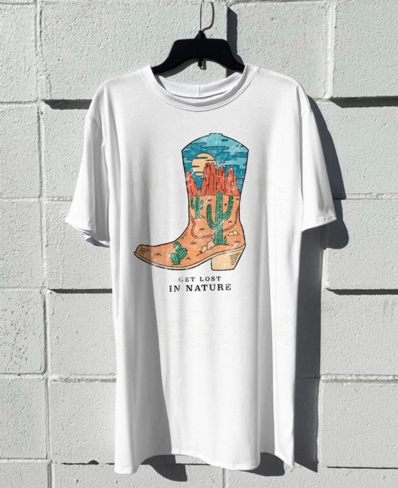 Desert Boot T-Shirt Dress