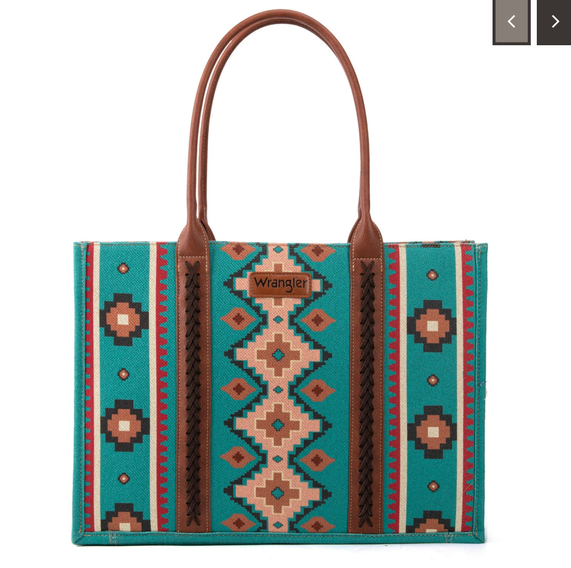 Turquoise Large Tote