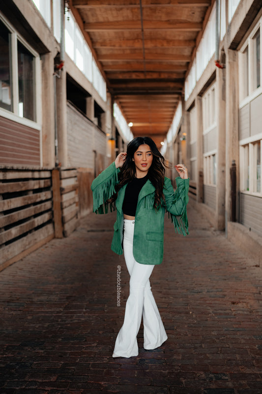 Lucky Charm Fringe Blazer