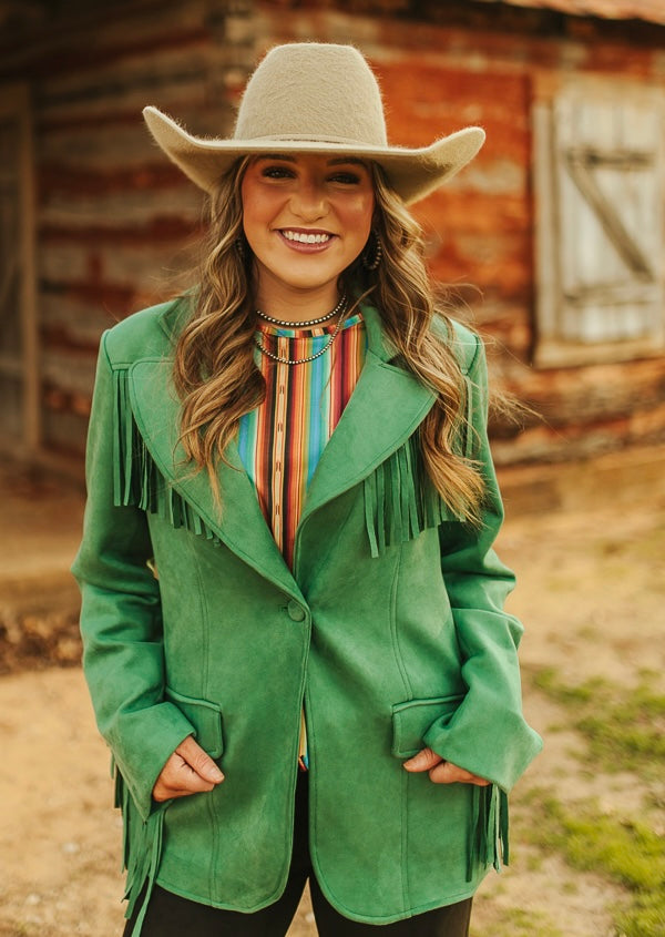 Lucky Charm Fringe Blazer