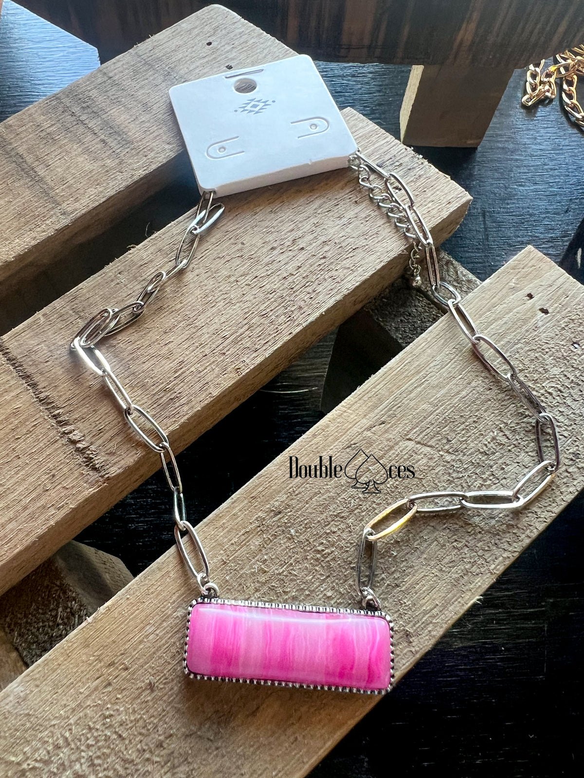 Pink Bar - Necklace