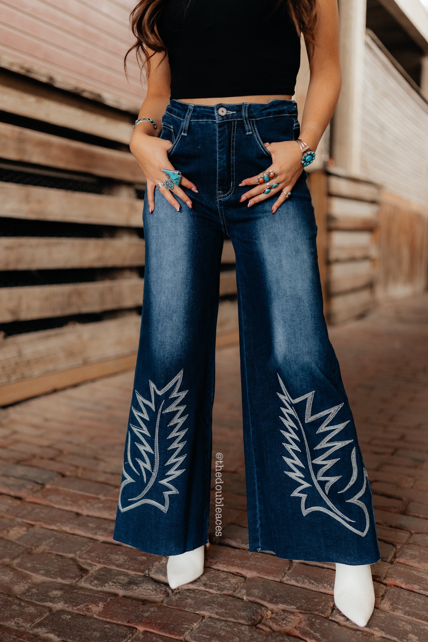 Western Embroidery Denim